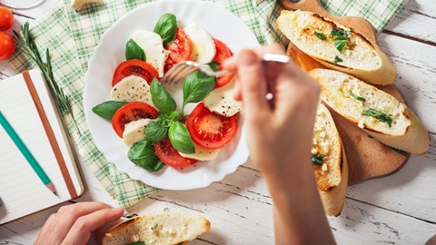mozzarella en salade